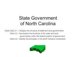 State Government Of North Carolina Goals C G 2 1 Analyze