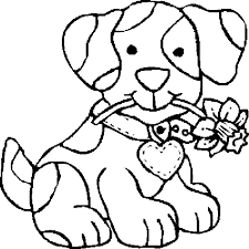 Set up a table outside and keep kids of all ages occupied with these spring pictures to color. Dog Coloring Pages For Free