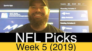 2020 nfl confidence pool picks are here! Nfl Week 5 Picks 2019 Expert Football Betting Predictions Ats O U Pick Em Dfs Injury Info Youtube