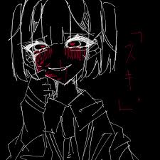 メンヘラ 背景 黒