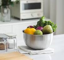 2024 Wholesale Colander Strainer Rice Washer Vegetable Drainer Food Fruit  Pasta Washer Rice Washing Bowl