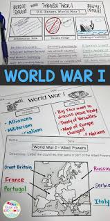 Students Will Learn And Research About World War I Graphic Organizers Will Help Students Organize Information That Th World War I World War Graphic Organizers
