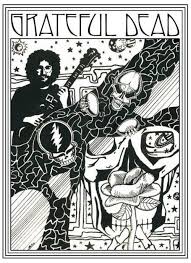 Desert Rose Grateful Dead Poster Grateful Dead Wallpaper Coloring Books