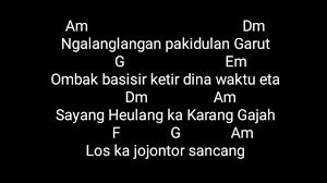 Apr 21, 2020 · there is no strumming pattern for this song yet. Chord Gitar Sancang Yayan Jatnika Youtube