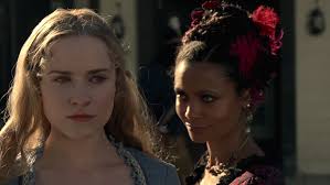 When dolores put a pistol to the back of dr. Westworld S Evan Rachel Wood Thandie Newton On Empowering Roles Variety