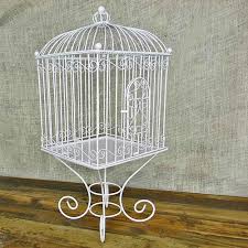You'll love the look and will make it part of your home décor for years to come. Event Decor Wire Bird Cage Wedding Card Holder Removable Stand Cloche White Walmart Com Walmart Com