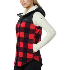 This columbia women's fleece vest features two side zippered security pockets to keep your small items secure. Columbia Benton Springs Overlay Fleece Vest Women S Backcountry Com