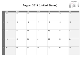 August 2019 Calendar Us Federal Holidays Federal Holiday Calendar Holiday Calendar Printable 2019 Calendar