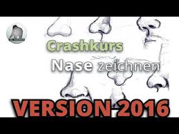 Zeichne scharfe zickzackformen als haar und große, ausdrucksvolle augen. Crashkurs Nase Zeichnen Youtube