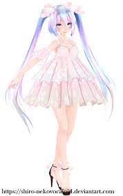 Tda Miku Hatsune Flower Download By Shiro Nekovocaloid Hatsune Miku Outfits Mmd Models Mmd Model