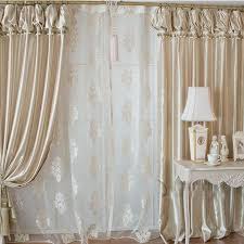 High End Fashionable Champagne Gold Satin Living Room Curtain Two Panels Buy Champagne Flocking Lined Curtains Living Room Champagne Bedroom Satin Curtains