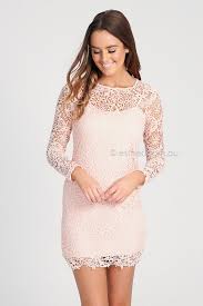 Yasmin Lace Dress Peach Esther Clothing Australia And America Usa Boutique Online Ladies Fashion Store S Dresses Womens Dresses Esther Boutique