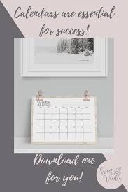 Rae Dunn Inspiration 2020 2021 Printable Desk Calendar Blank Etsy In 2020 Printable Desk Calendar Calendar Home Planner