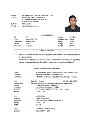 Il poti printa si vei avea un model de cv in alb pe. Curriculum Vitae Arif Fitri 080118 Malaysia Schools