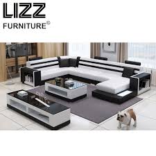 Us 1 980 00 Lizz Furniture Sofa Sets Genuine Leather Modern Sofa Set Furniture Genuine Leather Lizz Modern Sets Sofa Dekorasi Rumah Rumah Ruangan