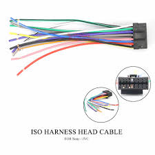 I need a picture of a car jvc stereo wiring diagram? Car Iso Wiring Harness For Sony Cd Cdx Xav Jvc Kd Ks Kw Power Loom Radio Wire Cable Auto Stereo Adapter Connector Adaptor 15 009 Car Diagnostic Cables Connectors Aliexpress