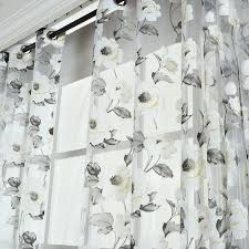 Check spelling or type a new query. Printed Floral Tulle Curtains For Living Room Bedroom Kitchen Voile Sheer Curtains For Window Screening Curtains Drapes Door Aliexpress