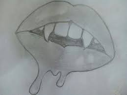 Learn to draw a mouth and tongue. Vampire Lips Art Amino