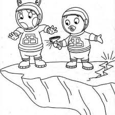 Select from 35915 printable coloring pages of cartoons, animals, nature, bible and many more. Pablo And Uniqua Standing At The Edge Of The Cliff In The Backyardigans Coloring Page Kids Play Color