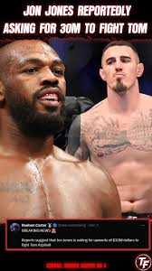 Jon Jones is looking for 30 Mil to fight Tom Aspinall 👇