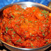 Hopefully we're giving this shrimp tikka masala its fair shake. 1