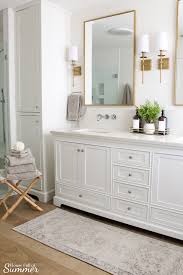 Shop bellacor for a wide variety of linen cabinets & bathroom linen towers that provide stylish storage for towels and toiletries. Bathroom Linens And Accessories For A Spa Feel House Full Of Summer Coastal Home Lifestyle