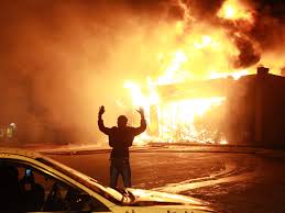 Ferguson buildings burn to the ground in most destructive riots ...