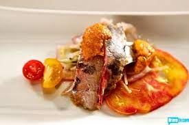 Takashi Yagihashi S Sauteed Calamari With Savory Okonomiyaki Pancakes Asian Recipes Top Chef Fresh Sushi