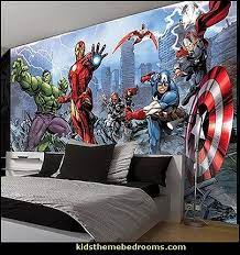 Marvel Avengers Assemble Comic Wallpaper Mural Marvel Bedroom Marvel Room Avengers Room