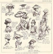 Hats Victorian Hats Black And White Sketches Vintage Printables