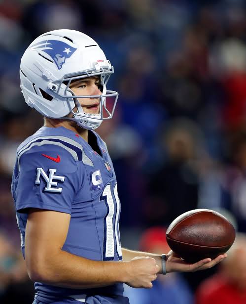 Patriots quarterback Drake Maye marked a milestone against the Jets