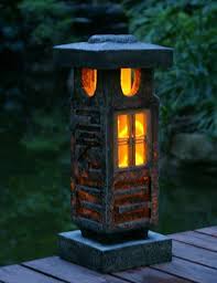 Tiaan 20 Height Solar Lantern Solar Garden Lamp Solar Pagoda Light Solar Garden Lamps Japanese Garden Lanterns Solar Lights Garden