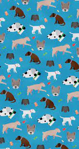 Pin By Rose On Animals Dog Wallpaper Dog Illustration Wallpaper