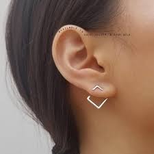 Keep it simple with pretty studs or go for elongating drop. Ear Jackets Minimalist Ear Jackets Geometric Ear Jackets Dainty Ear Jackets Gold Ear Jackets Tiny Ear Jackets Tina Ear Jackets In 2021 Gold Ear Jacket Ear Jacket Earring Ear Jacket