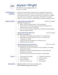 Create the perfect resume for your job search! Human Resources Manager Resume Examples Human Resources