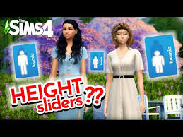 The height slider is based off of simmythsims' original tall/short slider, with a few tweaks. Video The Sims 4 Slider Mods