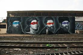 If The Teenage Mutant Ninja Turtles Looked Like The Artists They Were Named After Street Artists Turtle Painting Street Art