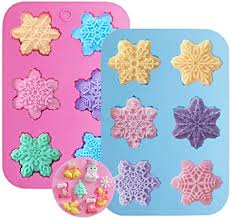 4.5 out of 5 stars 48. Silicone Snowflakes Mold Yucool 3 Pack Snowflakes Silicone Cake Soap Mold Handmade Christmas Molds Rich Snowflakes Shapes Amazon Co Uk Home Kitchen
