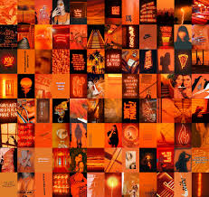 Baddie aesthetic wallpapers top free baddie aesthetic cute aesthetic wallpapers yellow wallpapershit 65 tempting iphone. Orange Aesthetic Wall Collage Kit Boujee Tumblr Neon Decor Etsy In 2021 Orange Aesthetic Wall Collage Aesthetic Grunge Tumblr