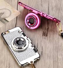 Phone Case Shaped Like A Camera With Glitter In Rose Gold Gold Silver Hot Pink Or Black On Trend Phon Iphone Case Design Glitter Phone Cases Camera Phone