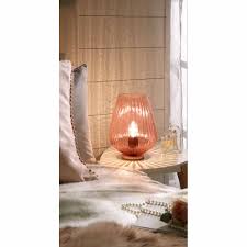 Light green ceramic table lamp with drum shaped lamp shade in white. Faye Blush Pink Table Lamp Wilko