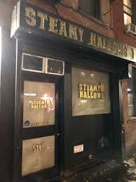 The cafe is a small hole in the wall in east village. Ev Grieve Gulping Gargoyles Harry Potter Themed Steamy Hallows Signage Reveal On 6th Street