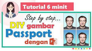 First of all, ambik gambar sendiri. Tutorial Cara Membuat Gambar Passport Dengan Power Point Youtube