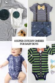 8 Super Cute Diy Onesies For Baby Boys Shelterness