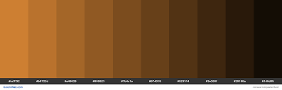 Most prominently associated with strength, stability and support, bronze is a color that stands on its own. Shades Of Bronze Color Cd7f32 Hex Hex Rgb Codes