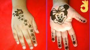Check spelling or type a new query. Very Cute Easy Butterfly And Micky Mouse Kids Mehndi Design For Front And Back Hands Fashion Wing Youtube