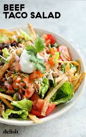 Beef Taco Salad Is Meant For So Much More Than Taco Tuesdays Recipe Beef Taco Salad Recipe Taco Salad Recipes Ground Beef Recipes Easy
