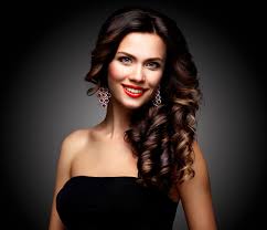 Haircuts are a type of hairstyles where the hair has been cut shorter than before. Wallpaper Brown Haired Smile Hairstyles Hair Female Earrings Glance