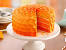 Orange Color Cake Decoration