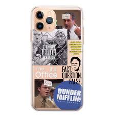 Hardcase hoesje, softcase hoesje, portemonnee hoesje Amazon Com Dunder Mifflin Phone Case Merchandise For Iphone 12 Mini Xr 11 Pro Xs Max Se 2 2020 8 7 6s 6 Plus Cover Fact False Dwight Schrute The Office Farms Beets